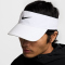 NIKE Ace Dri-FIT Visor 100 - white/anthracite/black M/L