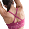 NIKE Pro Indy Plunge Medium Support Padded Sport-BH Damen 634 - sweet beet/desert berry/white M