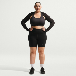 NIKE One High-Waist kurze Leggings Damen 013 - black/white 1X