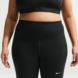 NIKE One High-Waist kurze Leggings Damen 013 - black/white 1X