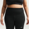 NIKE One High-Waist kurze Leggings Damen 013 - black/white 2X