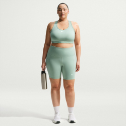 NIKE One High-Waist kurze Leggings Damen 007 - steam/white 2X