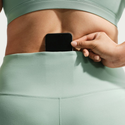 NIKE One High-Waist kurze Leggings Damen 007 - steam/white 2X