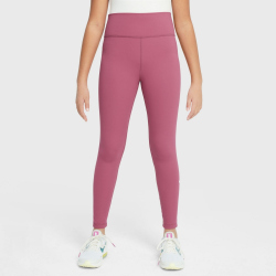 NIKE One Dri-FIT Tights Mädchen 641 - peony/white L (146-156 cm)