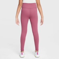 NIKE One Dri-FIT Tights Mädchen 641 - peony/white L (146-156 cm)