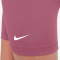 NIKE One Dri-FIT 5" kurze Leggings Mädchen 641 - peony/white XS (122-128 cm)