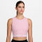 NIKE Pro 365 Dri-FIT Cropped Tanktop Damen 663 - pink foam/white S