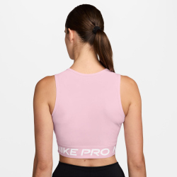 NIKE Pro 365 Dri-FIT Cropped Tanktop Damen 663 - pink foam/white M