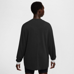 NIKE One Relaxed Dri-FIT Langarmshirt Damen 011 - black/white S