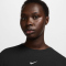 NIKE One Relaxed Dri-FIT Langarmshirt Damen 011 - black/white S