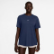 NIKE One Relaxed kurzarm Trainingsshirt Damen 411 - midnight navy/white L