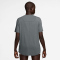 NIKE One Relaxed kurzarm Trainingsshirt Damen 085 - smoke grey/htr/white L