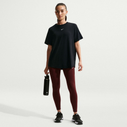 NIKE One Relaxed kurzarm Trainingsshirt Damen 011 - black/white XS