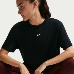 NIKE One Relaxed kurzarm Trainingsshirt Damen 011 - black/white XS