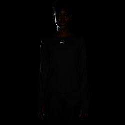 NIKE One Classic Dri-FIT langarm Fitness-Trainingsshirt Damen 013 - black/white S