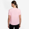 NIKE One Classic Dri-FIT kurzarm Fitness-Trainingsshirt Damen 663 - pink foam/white XXL