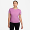 NIKE One Classic Dri-FIT kurzarm Fitness-Trainingsshirt Damen 503 - lt magenta/white S