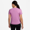 NIKE One Classic Dri-FIT kurzarm Fitness-Trainingsshirt Damen 503 - lt magenta/white S