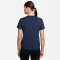 NIKE One Classic Dri-FIT kurzarm Fitness-Trainingsshirt Damen 413 - midnight navy/white S