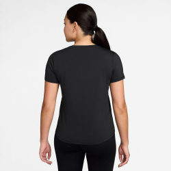 NIKE One Classic Dri-FIT kurzarm Fitness-Trainingsshirt Damen 013 - black/white XXL