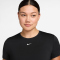 NIKE One Classic Dri-FIT kurzarm Fitness-Trainingsshirt Damen 013 - black/white XXL