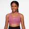 NIKE Swoosh Dri-FIT Sport-BH Mädchen 641 - peony/white M (137-146 cm)