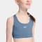 NIKE Swoosh Dri-FIT Sport-BH Mädchen 486 - work blue/white M (137-146 cm)