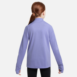 NIKE Dri-FIT 1/2-Zip langarm Trainingsshirt Mädchen 569 - light thistle/white L (146-156 cm)
