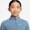 NIKE Dri-FIT 1/2-Zip langarm Trainingsshirt Mädchen 486 - work blue/white L (146-156 cm)