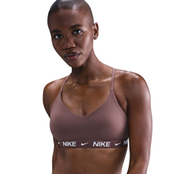 NIKE Indy Light Support Padded Adjustable Sport-BH Damen 502 - tattoo/tattoo/white S