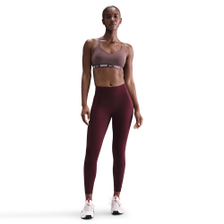 NIKE Indy Light Support Padded Adjustable Sport-BH Damen 502 - tattoo/tattoo/white S