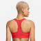 NIKE Swoosh Medium Support Padded Sport-BH Damen 696 - lt crimson/white XL