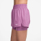 NIKE One Dri-FIT High-Waist 3" 2in1 Shorts Damen 503 - lt magenta/white L
