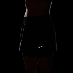 NIKE One Dri-FIT High-Waist 3" 2in1 Shorts Damen 411 - midnight navy/white S