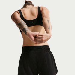 NIKE One Dri-FIT High-Waist 3" 2in1 Shorts Damen 011 - black/white L