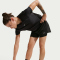 NIKE One Dri-FIT High-Waist 3" 2in1 Shorts Damen 011 - black/white L