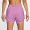 NIKE One Dri-FIT Mid-Rise 3" 2in1 Shorts Damen 503 - lt magenta/white L