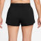 NIKE One Dri-FIT Mid-Rise 3" 2in1 Shorts Damen 013 - black/white XS