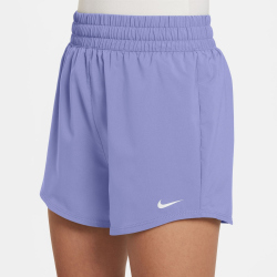 NIKE One Dri-FIT High-Waist Woven Trainingsshorts Mädchen 569 - light thistle/white L (146-156 cm)