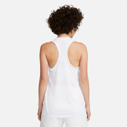 NIKE Dri-FIT Racerback Tanktop Damen 100 - white/black XS