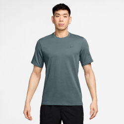 NIKE Dri-FIT Primary kurzarm Fitnessshirt Herren 382 - mineral slate/mineral slate M