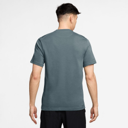 NIKE Dri-FIT Primary kurzarm Fitnessshirt Herren 382 - mineral slate/mineral slate M
