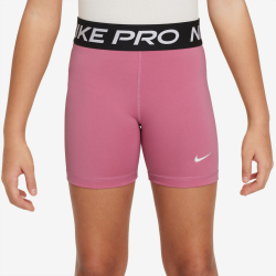 NIKE Pro Dri-FIT 3" Tights Mädchen 641 - peony/white L (146-156 cm)