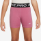 NIKE Pro Dri-FIT 3" Tights Mädchen 641 - peony/white L (146-156 cm)