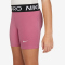 NIKE Pro Dri-FIT 3" Tights Mädchen 641 - peony/white L (146-156 cm)