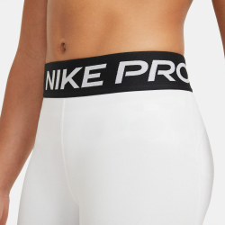 NIKE Pro Dri-FIT 3" Tights Mädchen 100 - white/pure platinum L (146-156 cm)