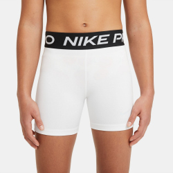 NIKE Pro Dri-FIT 3" Tights Mädchen 100 - white/pure platinum L (146-156 cm)