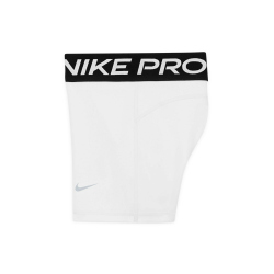 NIKE Pro Dri-FIT 3" Tights Mädchen 100 - white/pure platinum L (146-156 cm)