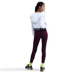 NIKE Pro Leggings Mädchen 610 - bordeaux/black/white L (146-156 cm)