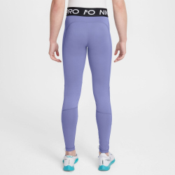 NIKE Pro Leggings Mädchen 569 - light thistle/black/white L (146-156 cm)